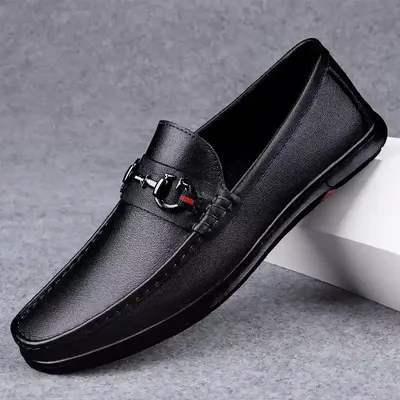 POPULAR TODS MEN'S LEATHER HIGH-END CASUAL LOAFER